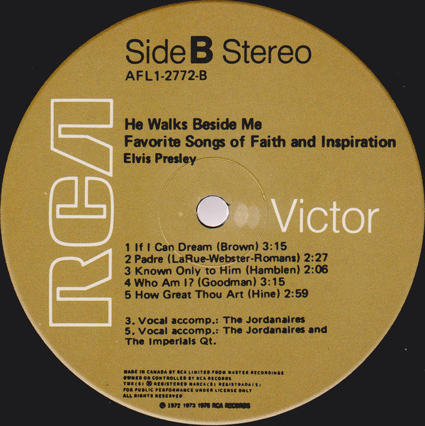 Elvis Presley - He Walks Beside Me (Favorite Songs Of Faith And Inspiration)