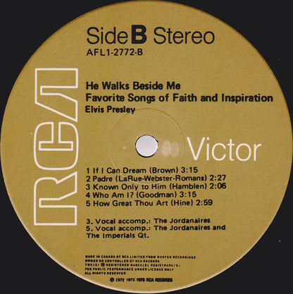 Elvis Presley - He Walks Beside Me (Favorite Songs Of Faith And Inspiration)