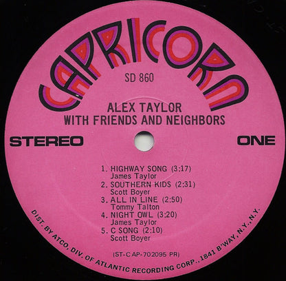 Alex Taylor - Alex Taylor With Friends And Neighbors