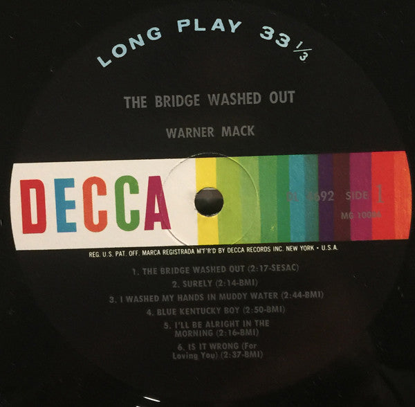 Warner Mack - The Bridge Washed Out