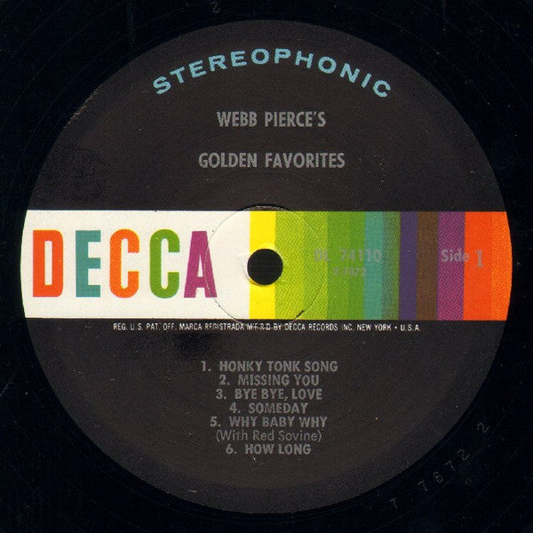 Webb Pierce - Webb Pierce's Golden Favorites