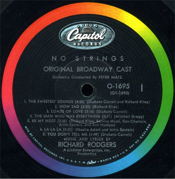 Various - No Strings - Original Broadway Cast