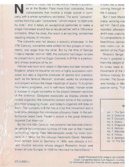 Arthur Fiedler, The Boston Pops Orchestra - Great Moments Of Music Volume 3 Concertos