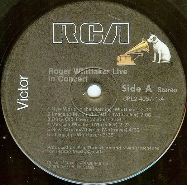 Roger Whittaker - Live In Concert