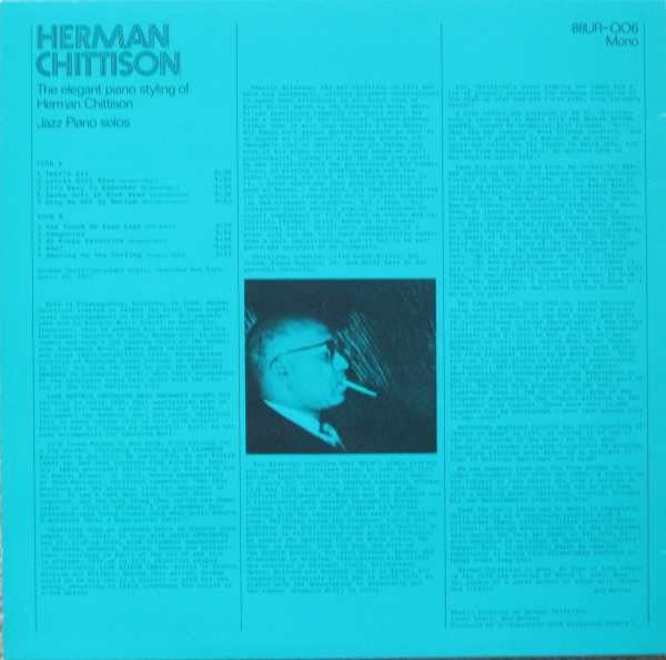 Herman Chittison - The Elegant Piano Styling Of Herman Chittison