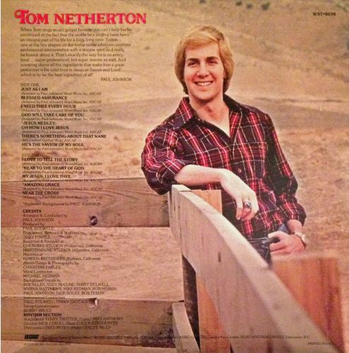 SEALED: Tom Netherton - Just As I Am
