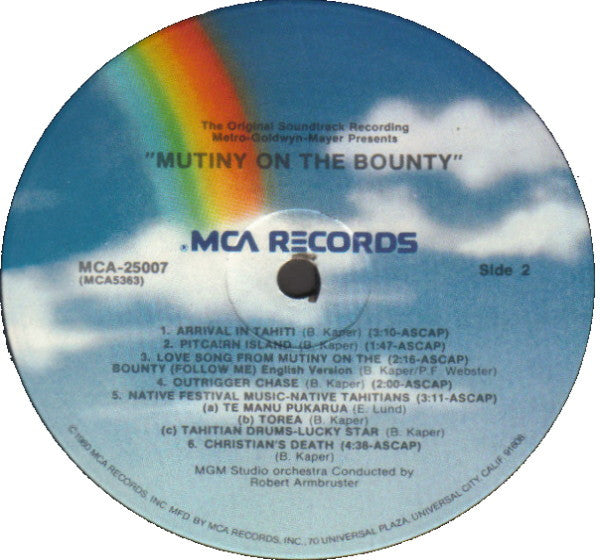 Bronislaw Kaper - Mutiny On The Bounty (The Original Soundtrack Recording)