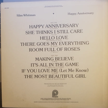 Slim Whitman - Happy Anniversary
