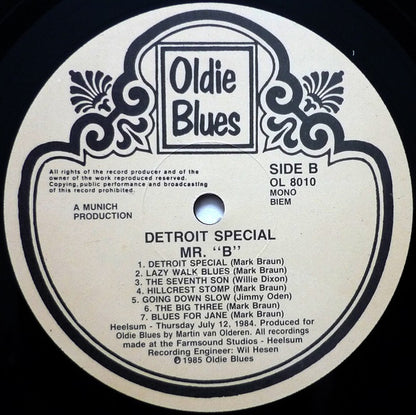 Mr. B - Detroit Special