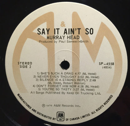 Murray Head - Say It Ain't So