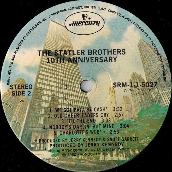 The Statler Brothers - 10th Anniversary