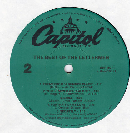 The Lettermen - The Best Of The Lettermen