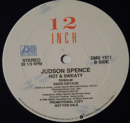 12" Single: Judson Spence - Hot & Sweaty