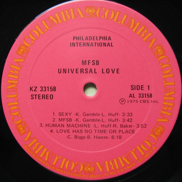 MFSB - Universal Love