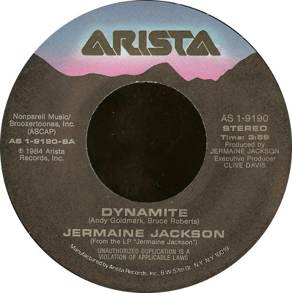 7": Jermaine Jackson - Dynamite / Tell Me I'm Not Dreamin' (Too Good To Be True)