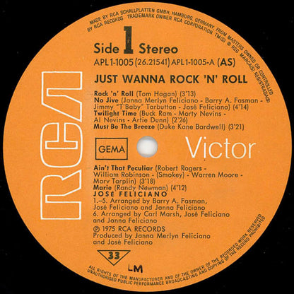 José Feliciano - Just Wanna Rock 'N' Roll