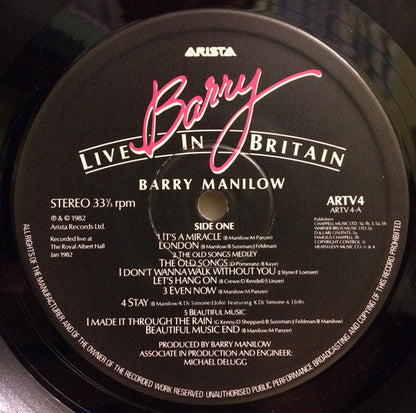 Barry Manilow - Barry Live In Britain