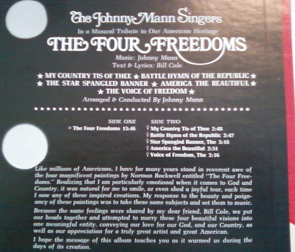 The Johnny Mann Singers - The Four Freedoms