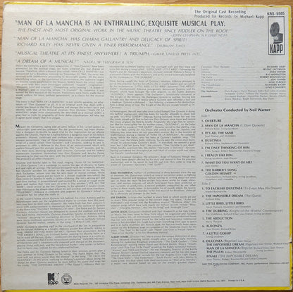 Mitch Leigh, Joe Darion, "Man Of La Mancha" Original Broadway Cast, Richard Kiley, Irving Jacobson, Ray Middleton, Robert Rounseville, Joan Diener - Man Of La Mancha (Original Cast)
