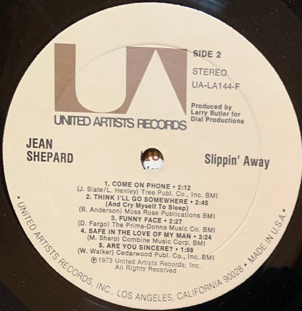 Jean Shepard - Slippin' Away
