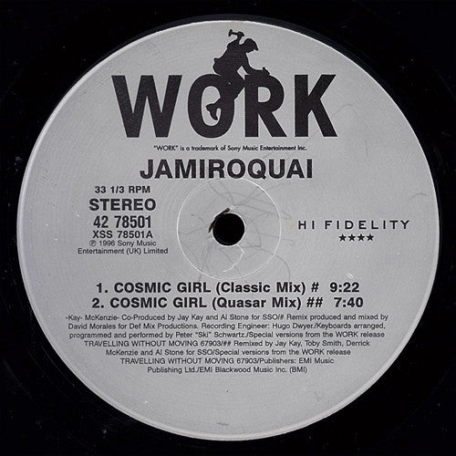 12": Jamiroquai - Cosmic Girl