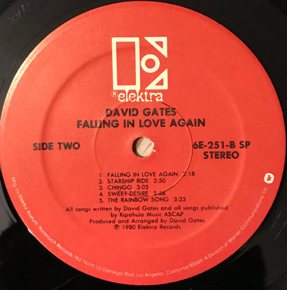 David Gates - Falling In Love Again