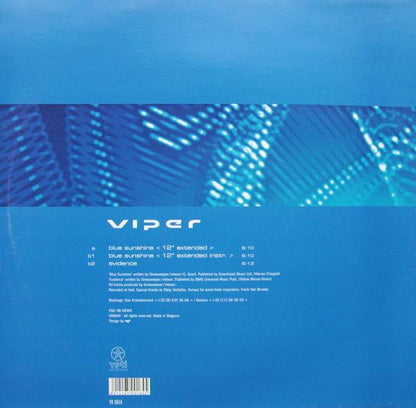 12" Single: Viper - Blue Sunshine